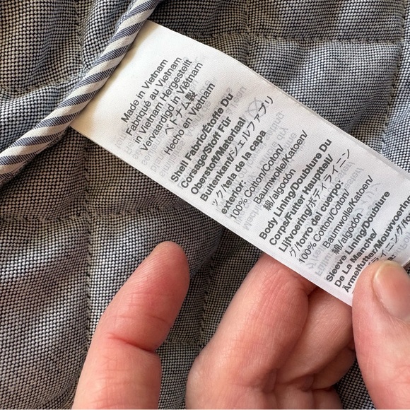 J crew liberty fabric cotton quilted jacket floral - Picture 4 of 5